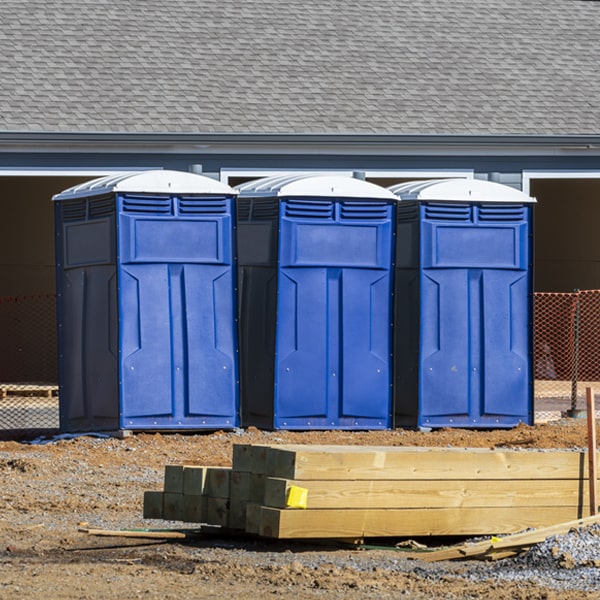 what is the maximum capacity for a single porta potty in Elwood